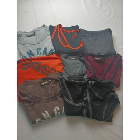 Gasp Vintage T Back Tank Top Men's 2XL Workout Bodybuilding Lot of 9 - Picture 1 of 13